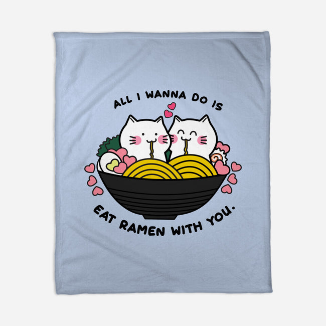 Eat Ramen With You-none fleece blanket-bloomgrace28