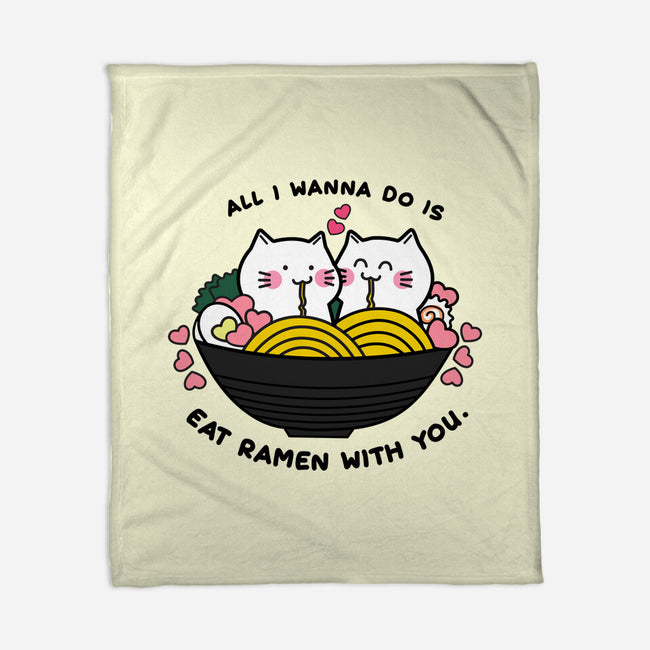 Eat Ramen With You-none fleece blanket-bloomgrace28