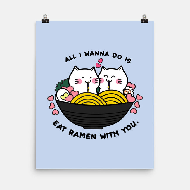 Eat Ramen With You-none matte poster-bloomgrace28