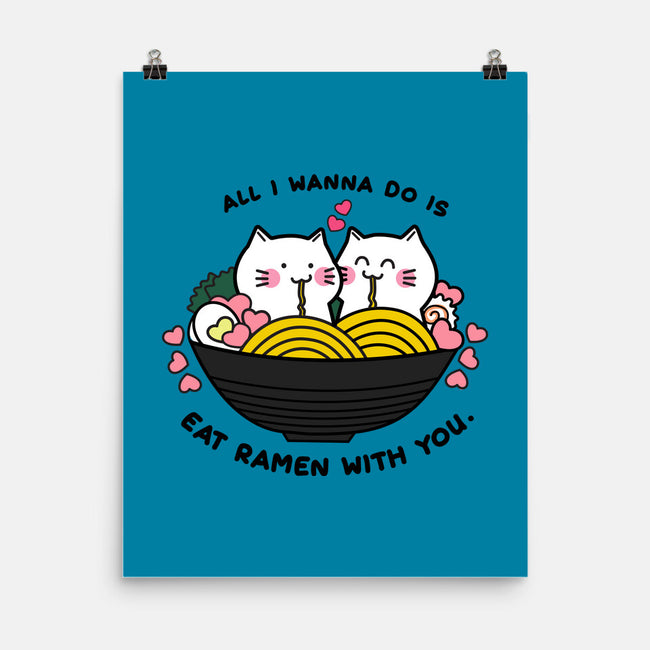 Eat Ramen With You-none matte poster-bloomgrace28