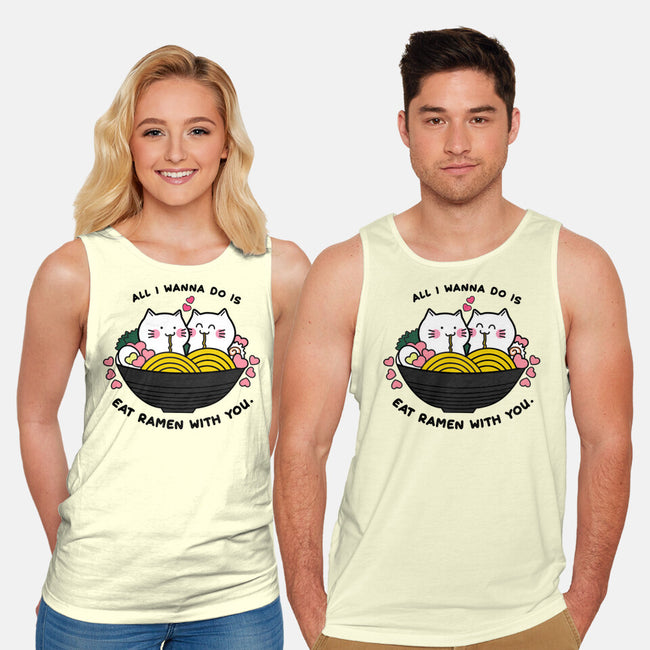 Eat Ramen With You-unisex basic tank-bloomgrace28