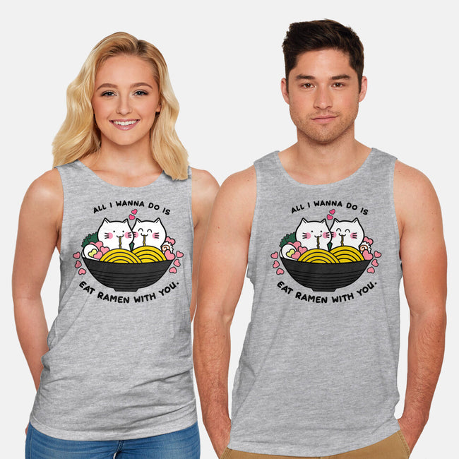 Eat Ramen With You-unisex basic tank-bloomgrace28