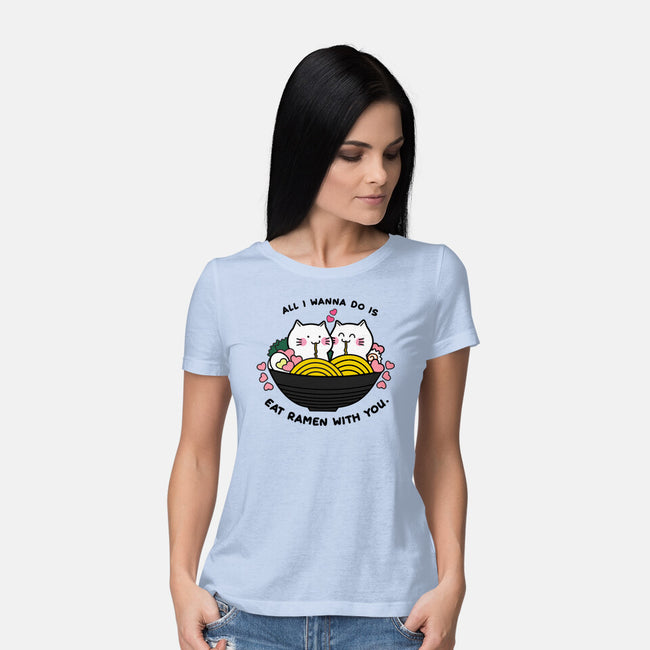 Eat Ramen With You-womens basic tee-bloomgrace28