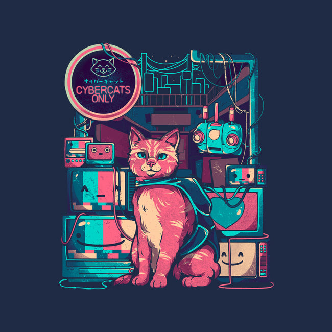 Cybercats Only-mens basic tee-eduely