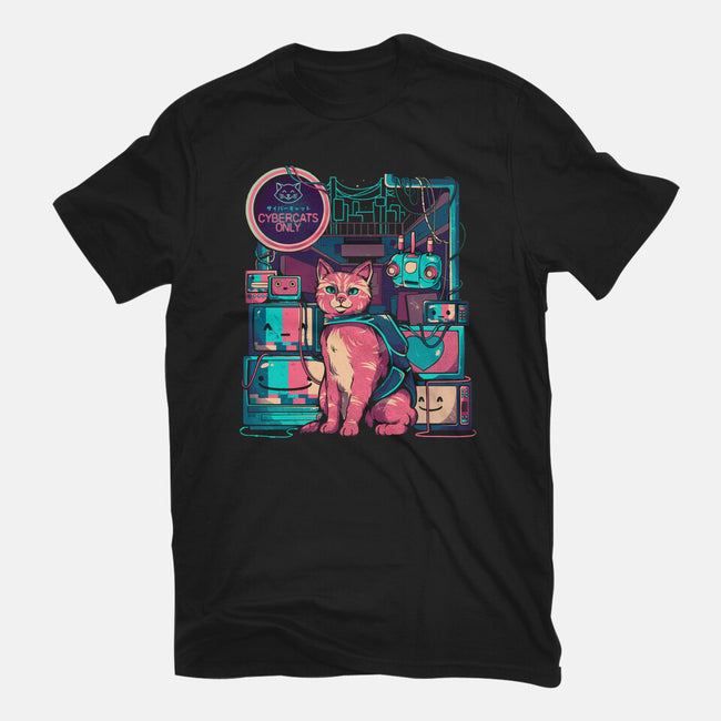 Cybercats Only-womens basic tee-eduely
