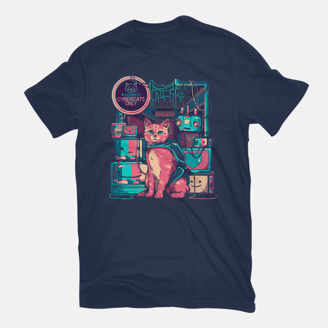 Cybercats Only-mens premium tee-eduely