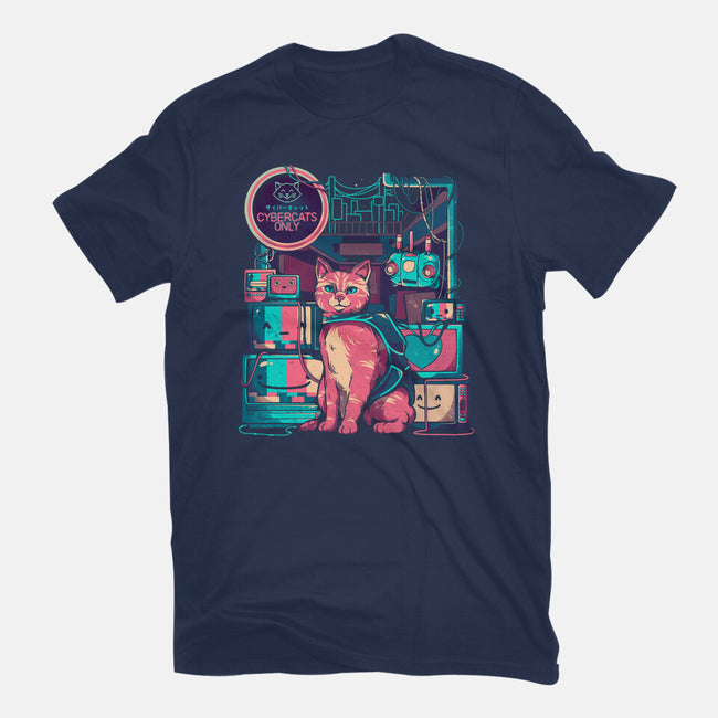 Cybercats Only-womens basic tee-eduely