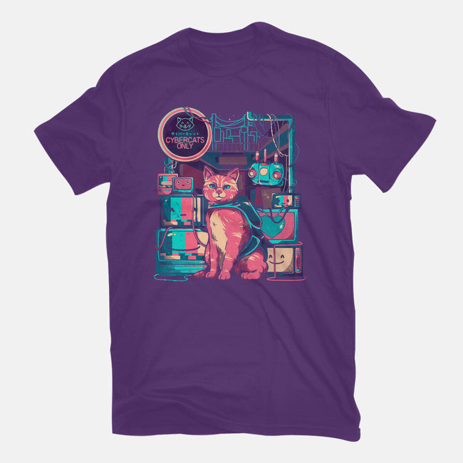 Cybercats Only-womens basic tee-eduely