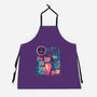 Cybercats Only-unisex kitchen apron-eduely