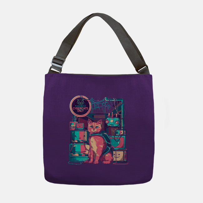 Cybercats Only-none adjustable tote bag-eduely