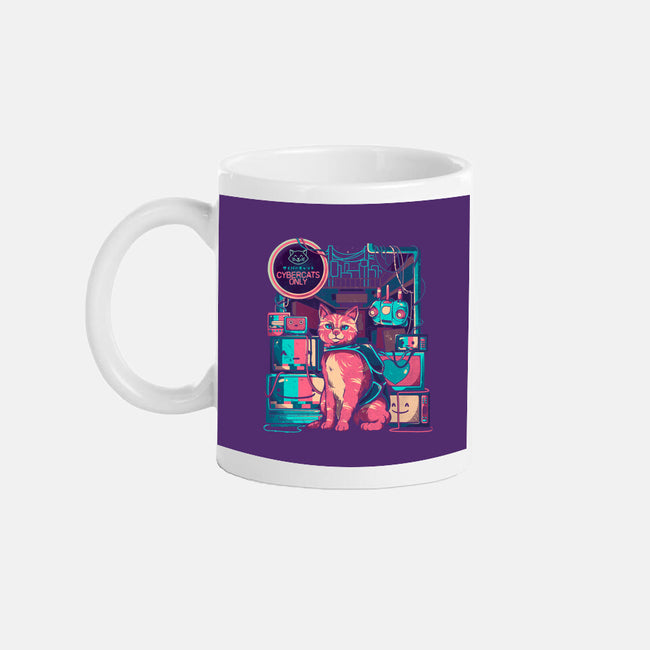 Cybercats Only-none mug drinkware-eduely