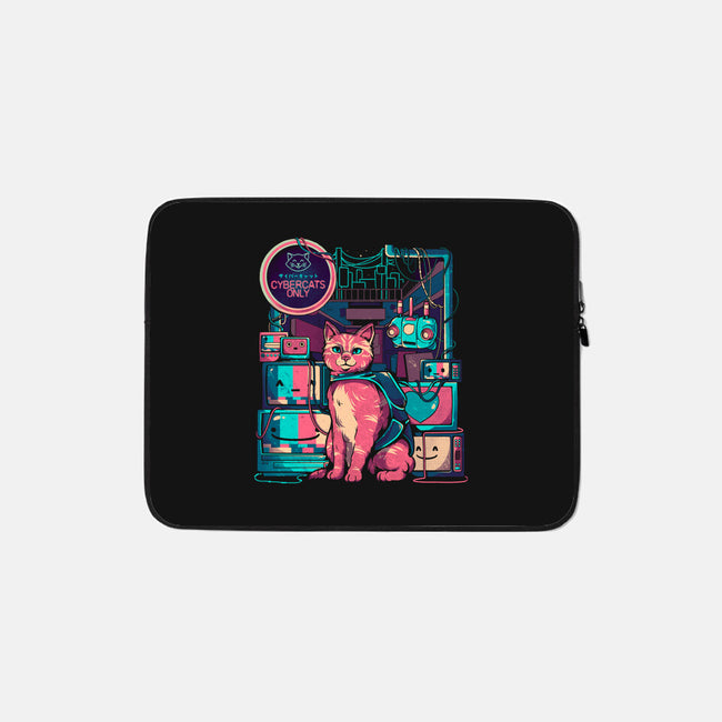 Cybercats Only-none zippered laptop sleeve-eduely