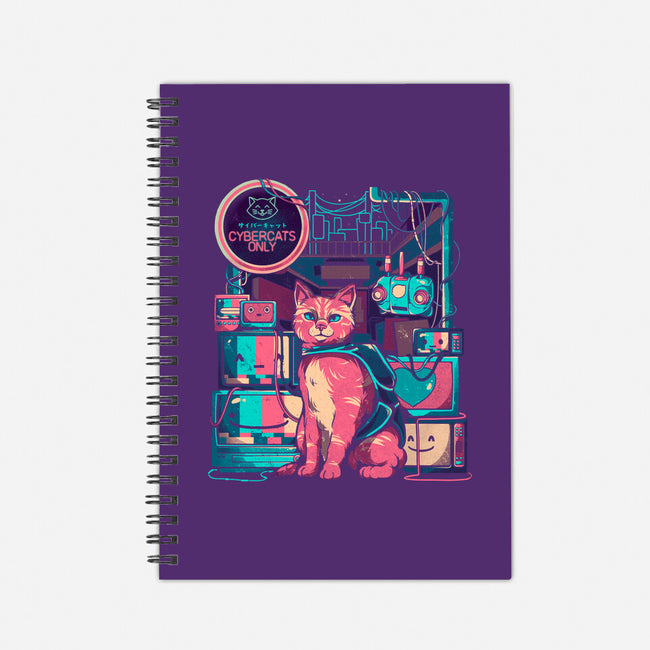 Cybercats Only-none dot grid notebook-eduely