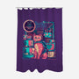 Cybercats Only-none polyester shower curtain-eduely