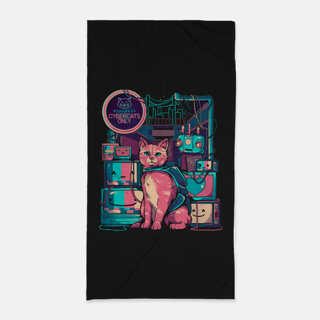 Cybercats Only-none beach towel-eduely