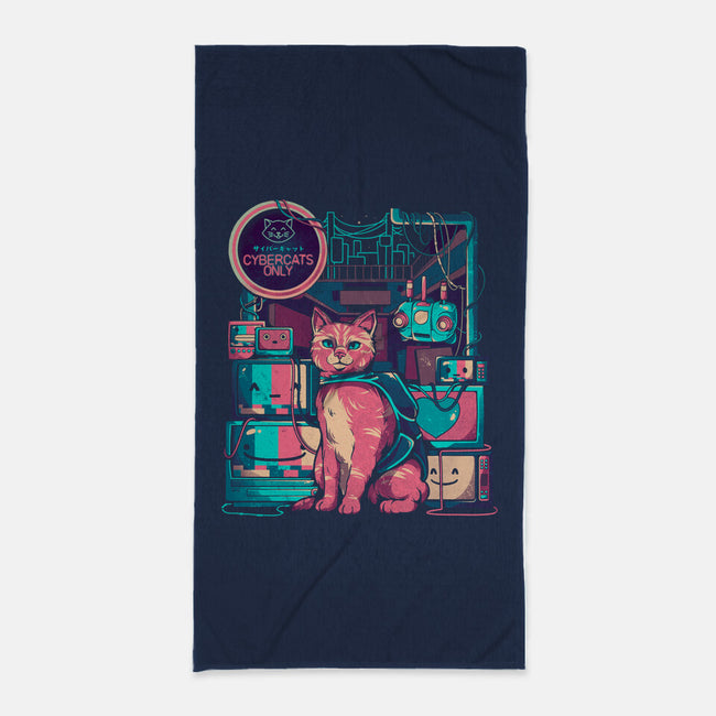 Cybercats Only-none beach towel-eduely