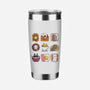 Breakfast Cats-none stainless steel tumbler drinkware-Vallina84