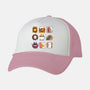 Breakfast Cats-unisex trucker hat-Vallina84