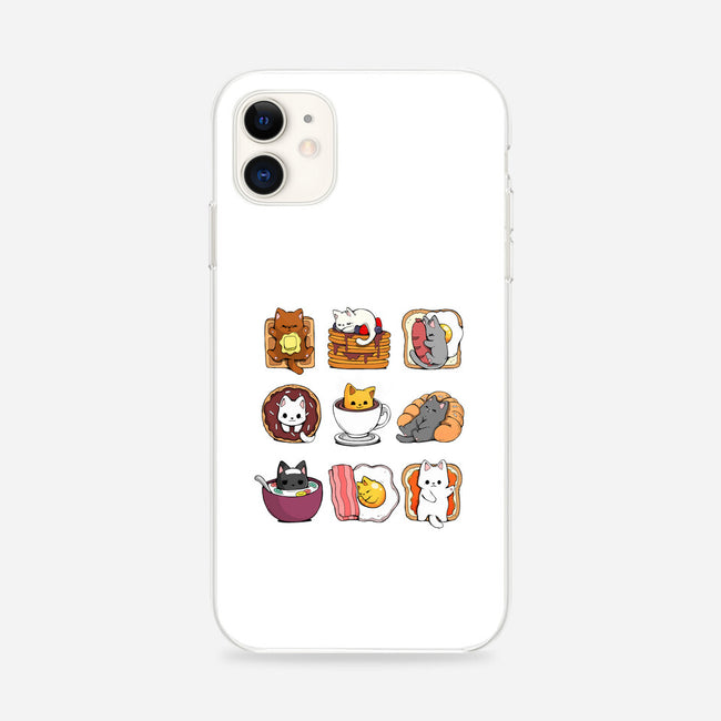 Breakfast Cats-iphone snap phone case-Vallina84