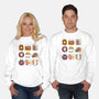 Breakfast Cats-unisex crew neck sweatshirt-Vallina84