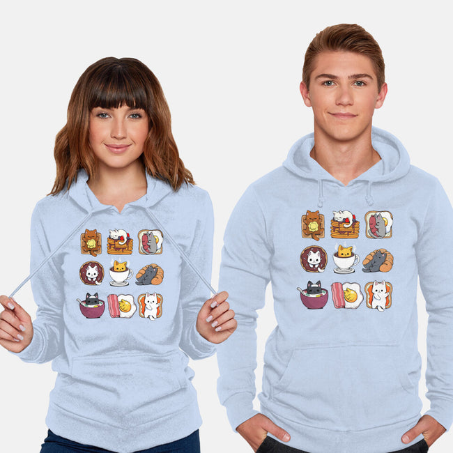 Breakfast Cats-unisex pullover sweatshirt-Vallina84