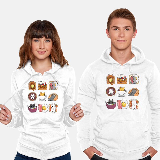 Breakfast Cats-unisex pullover sweatshirt-Vallina84