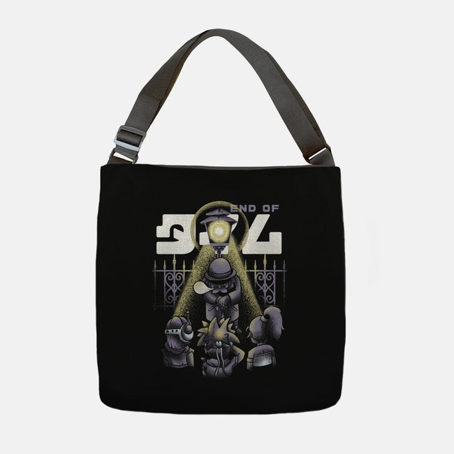 End Of Time-none adjustable tote bag-Sketchdemao
