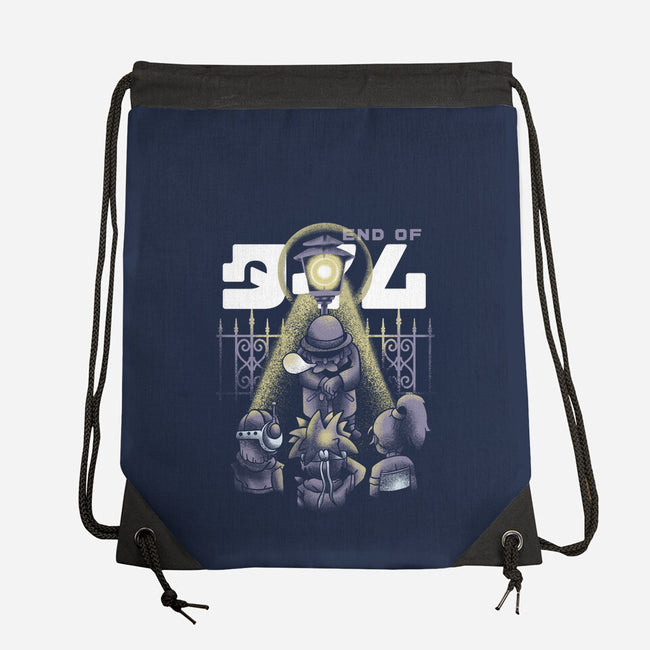 End Of Time-none drawstring bag-Sketchdemao
