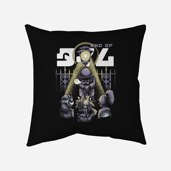 End Of Time-none removable cover w insert throw pillow-Sketchdemao