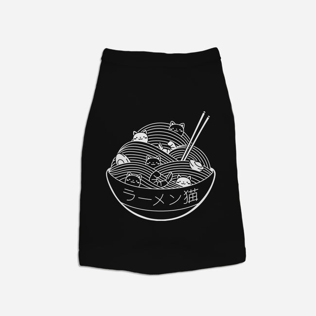 Ramen Lines-cat basic pet tank-tobefonseca