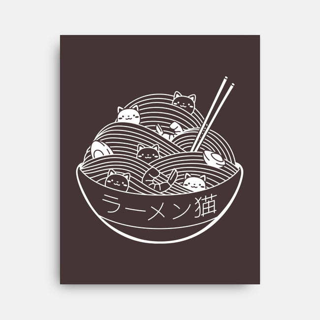 Ramen Lines-none stretched canvas-tobefonseca