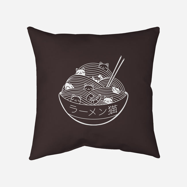 Ramen Lines-none removable cover w insert throw pillow-tobefonseca