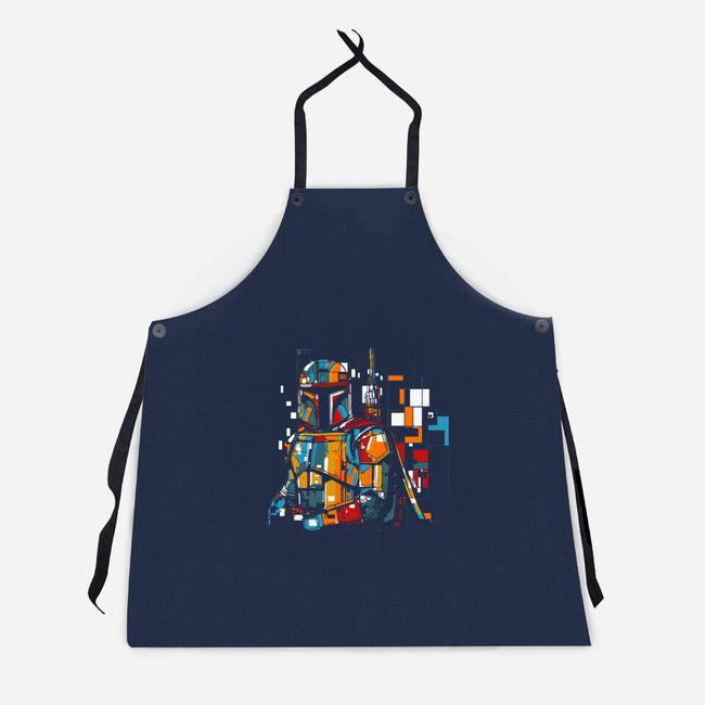 Mondrianlorian-unisex kitchen apron-kharmazero