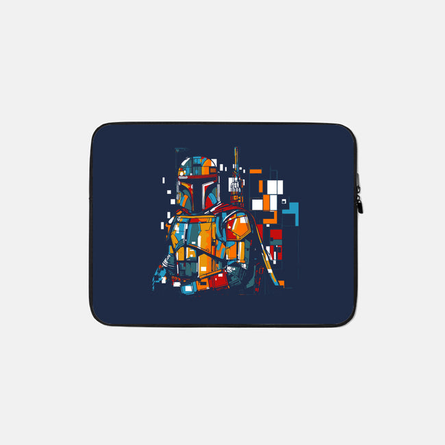 Mondrianlorian-none zippered laptop sleeve-kharmazero