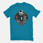 Legend Of The Skeleton King-womens fitted tee-momma_gorilla
