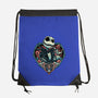 Legend Of The Skeleton King-none drawstring bag-momma_gorilla