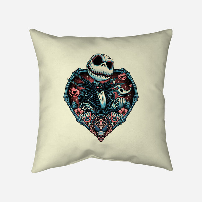 Legend Of The Skeleton King-none removable cover throw pillow-momma_gorilla