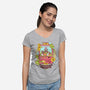 The Neighborhood Favorite-womens v-neck tee-Ca Mask