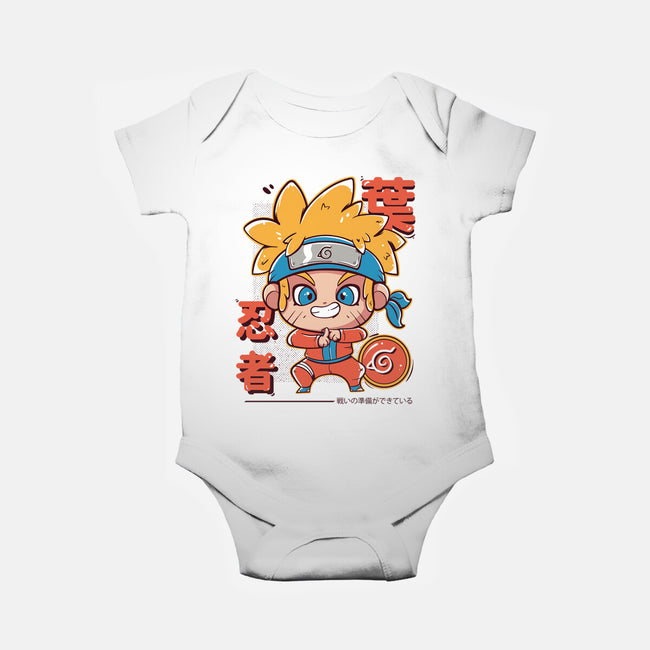 Cute Ninja-baby basic onesie-Ca Mask