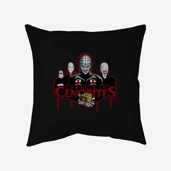 The Labyrinth Cenobites-none removable cover throw pillow-Studio Mootant