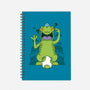 Dinosaur's Island-none dot grid notebook-Alundrart