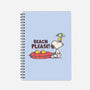 Let's Go To The Beach-none dot grid notebook-turborat14
