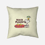 Let's Go To The Beach-none removable cover throw pillow-turborat14