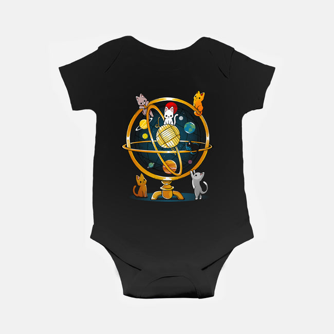 Astrolabe Cats-baby basic onesie-Vallina84