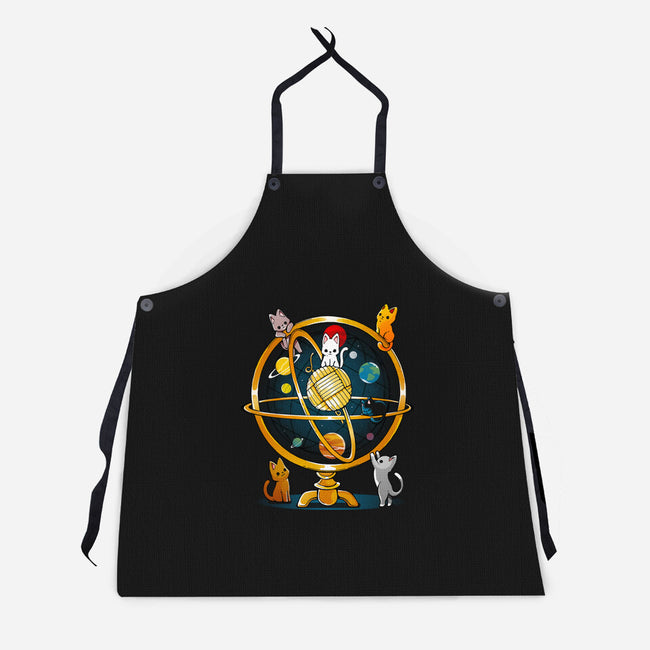 Astrolabe Cats-unisex kitchen apron-Vallina84