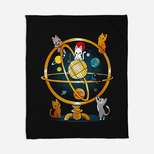 Astrolabe Cats-none fleece blanket-Vallina84