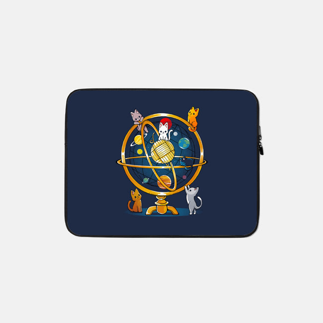 Astrolabe Cats-none zippered laptop sleeve-Vallina84