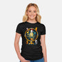Astrolabe Cats-womens fitted tee-Vallina84