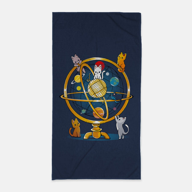 Astrolabe Cats-none beach towel-Vallina84