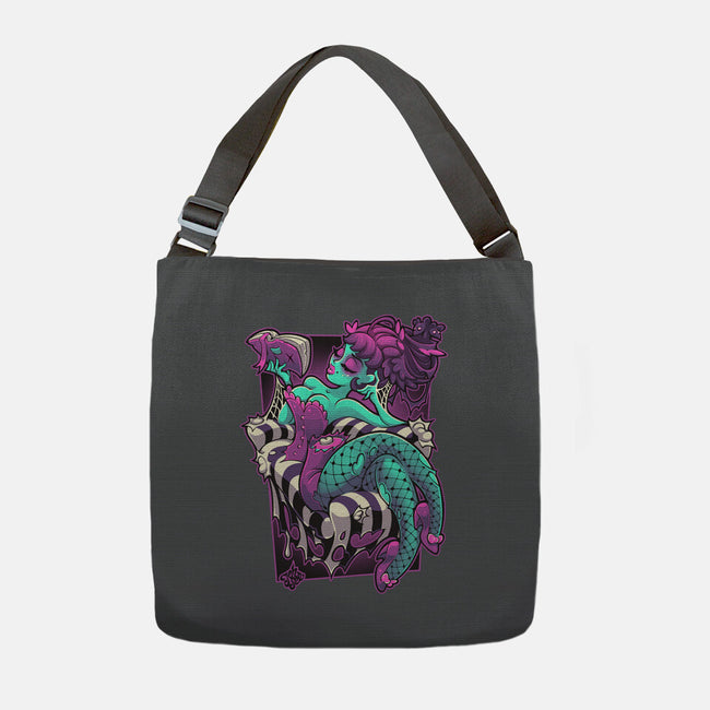 Half Dead-none adjustable tote bag-Jehsee